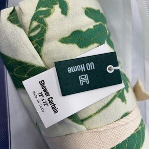 Urban Outfitters Green Leaf Shower Curtain